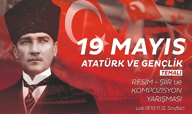 19 Mayıs Atatürk’ü Anma, Gençlik ve Spor Bayramı’ temalı ödüllü fotoğraf, şiir ve kompozisyon yarışı düzenleyecek
