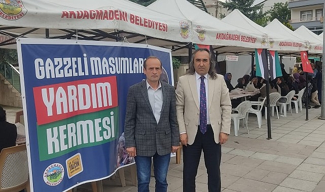 Lider Aydoğmuş, Filistin’e Dayanak Kermesine takviye verdi