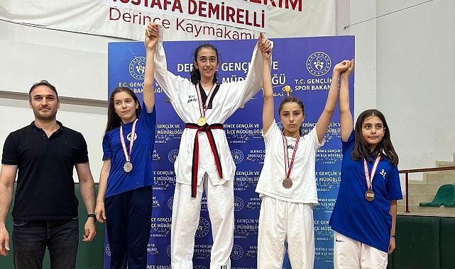 Gölcük Belediyesporlu 3 Taekwondo sportmeni, Kocaeli’de düzenlenen karşılaşmalarda şampiyon olarak Türkiye Şampiyonasına katılmaya hak kazandılar