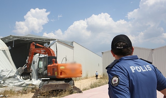 Tarım alanlarında kaçak yapı ile uğraş sürüyor