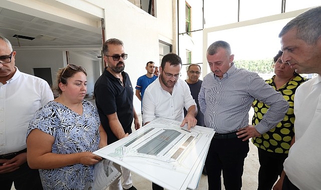 Lider Büyükakın, yeni hal binasını inceledi