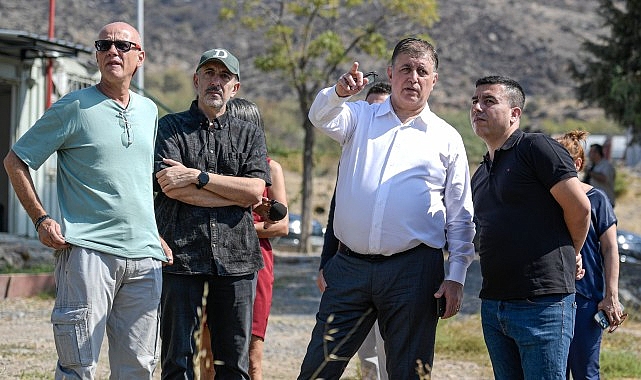 Lider Tugay yangın bölgesinde düzgünleştirme çalışmalarını başlattı