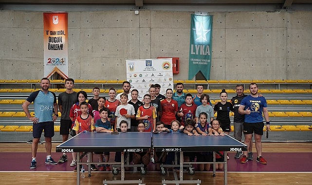 Lüleburgaz Belediyesi Milletlerarası Masa Tenisi Kampı’na konut sahipliği yaptı