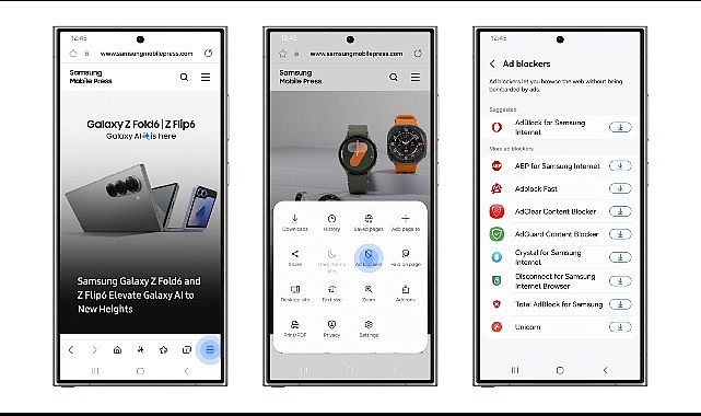 Samsung Internet sayesinde Galaxy kullanıcılarının çevrimiçi kapalılığı müdafaa altında