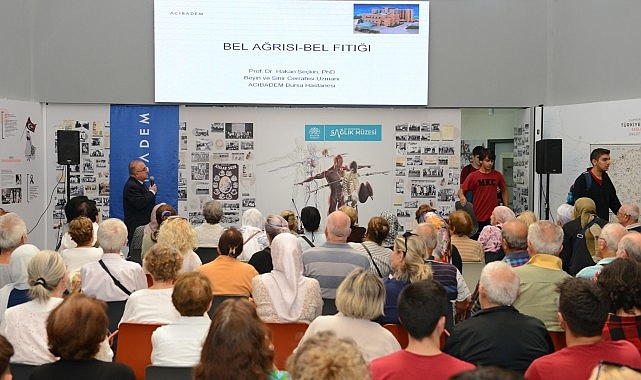 Sıhhat Buluşmaları’nda bel sıhhati konuşuldu