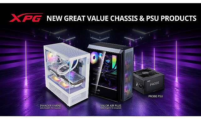 XPG, Ödüllü Kasa ve Güç Kaynağı Portföyünü Bütçe Dostu Yeni Eser Modelleriyle Genişletiyor