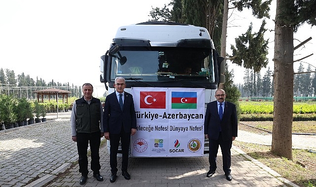 100 bin fidan kardeş ülke için yola çıktı