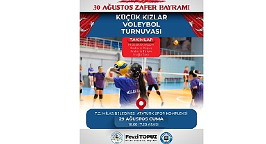 30 Ağustos Zafer Bayramımıza Özel Voleybol Turnuvası Düzenlenecek