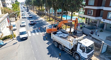 Güzelbahçe Belediyesi İlçenin Ana Arterlerini Yeniliyor