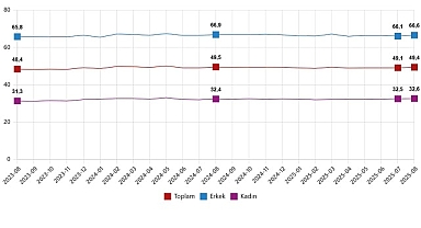 İşgücü İstatistikleri, Ağustos 2025