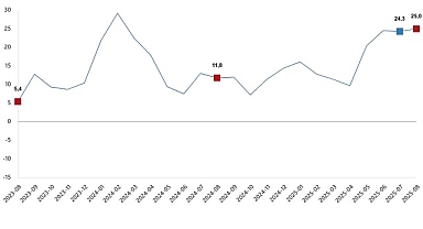 İnşaat Üretim Endeksi, Ağustos 2025