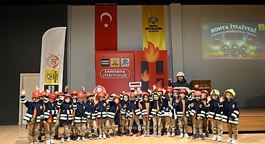 Konya Büyükşehir 31 İlçedeki Tüm 1. Sınıf Öğrencilerine İtfaiye Bilinci Kazandırıyor